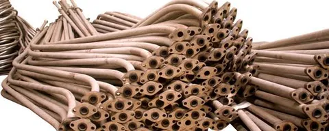 Seamless air brake pipes